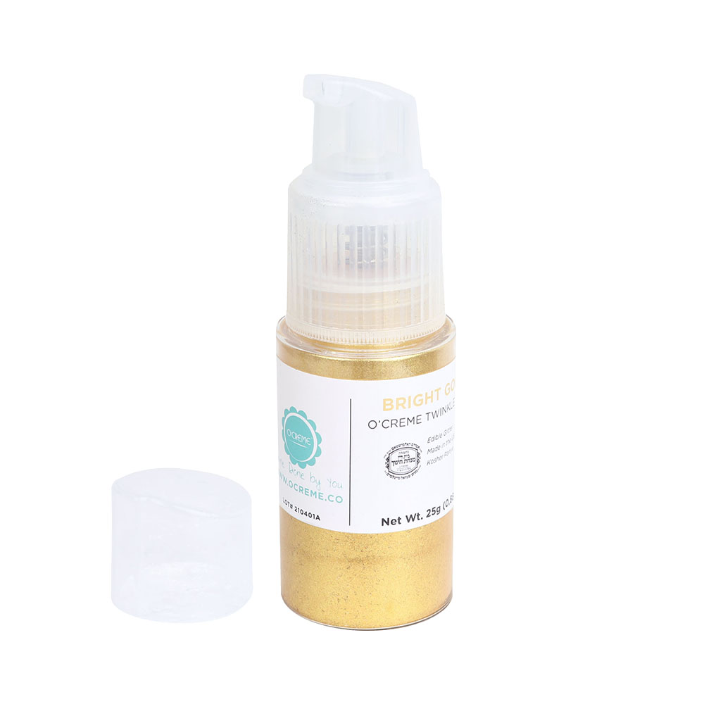 O'Creme Twinkle Dust Pump, 25 gr. - Bright Gold image 1