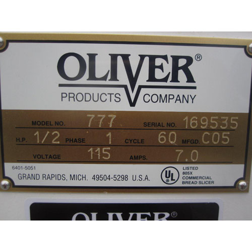 Oliver Bread Slicer Model 777 Used Excellent Condition  image 8