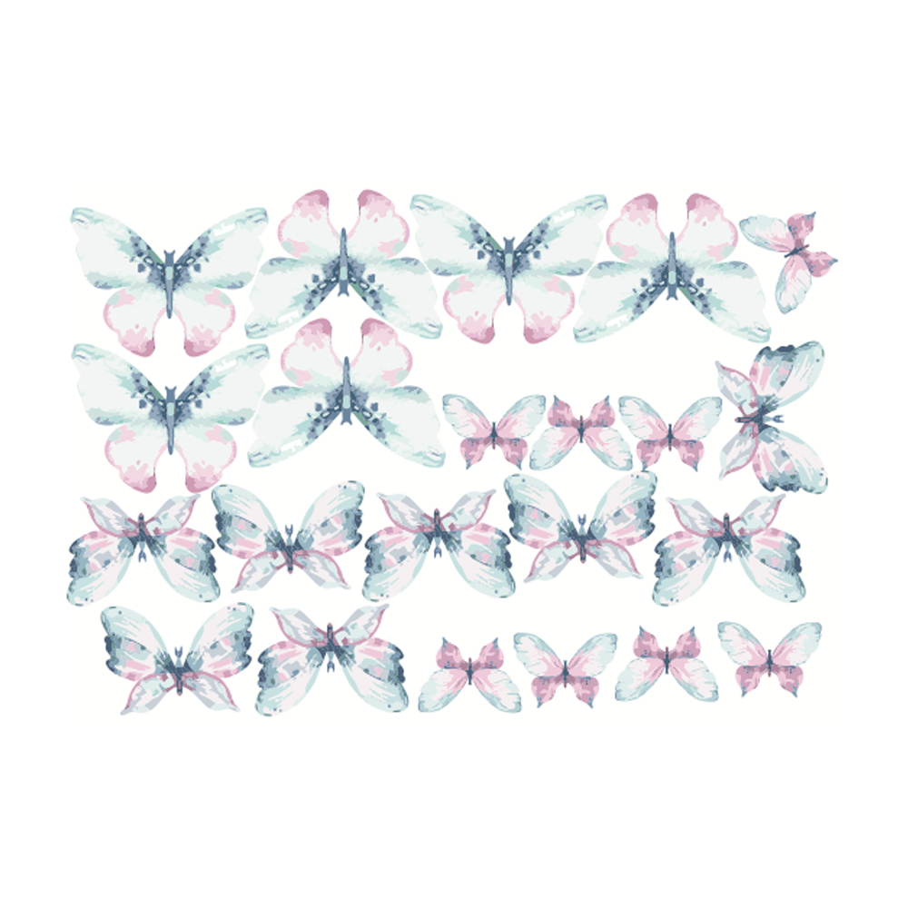 Crystal Candy Wild Edible Butterflies - Pack of 22 image 2