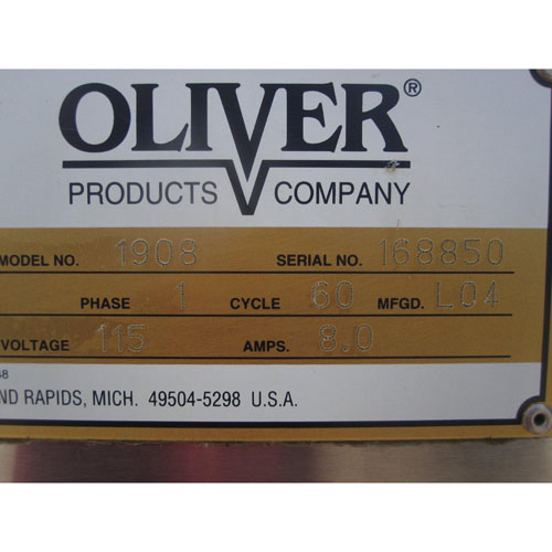 Oliver Speedseal Packing Machine MX2 Model 1908 Used Mint Condition image 10