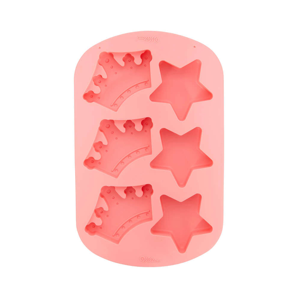 Wilton Royal Crowns and Stars Silicone Cake Mold image 1