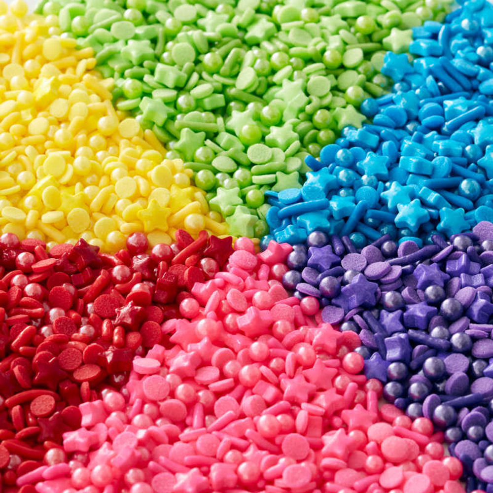 Wilton Rainbow Medley Sprinkles Mix, 6.56 oz. image 1