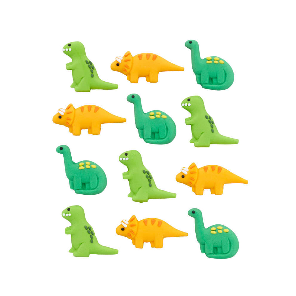 Wilton Dinosaurs Royal Icing Decorations, Pack of 12 image 1