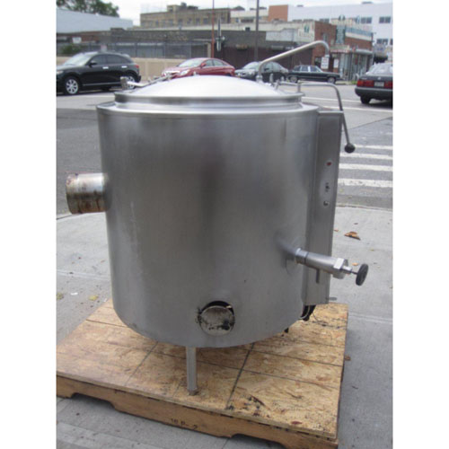 Groen Steam Jacketed Gas Floor Kettle Model # AH/1E-40 Used Good Condition image 1