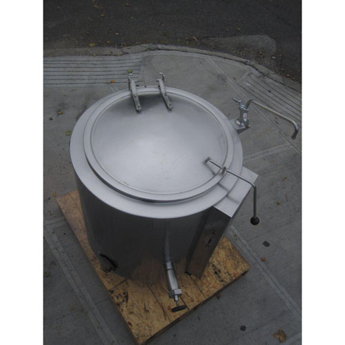 Groen Steam Jacketed Gas Floor Kettle Model # AH/1E-40 Used Good Condition image 5