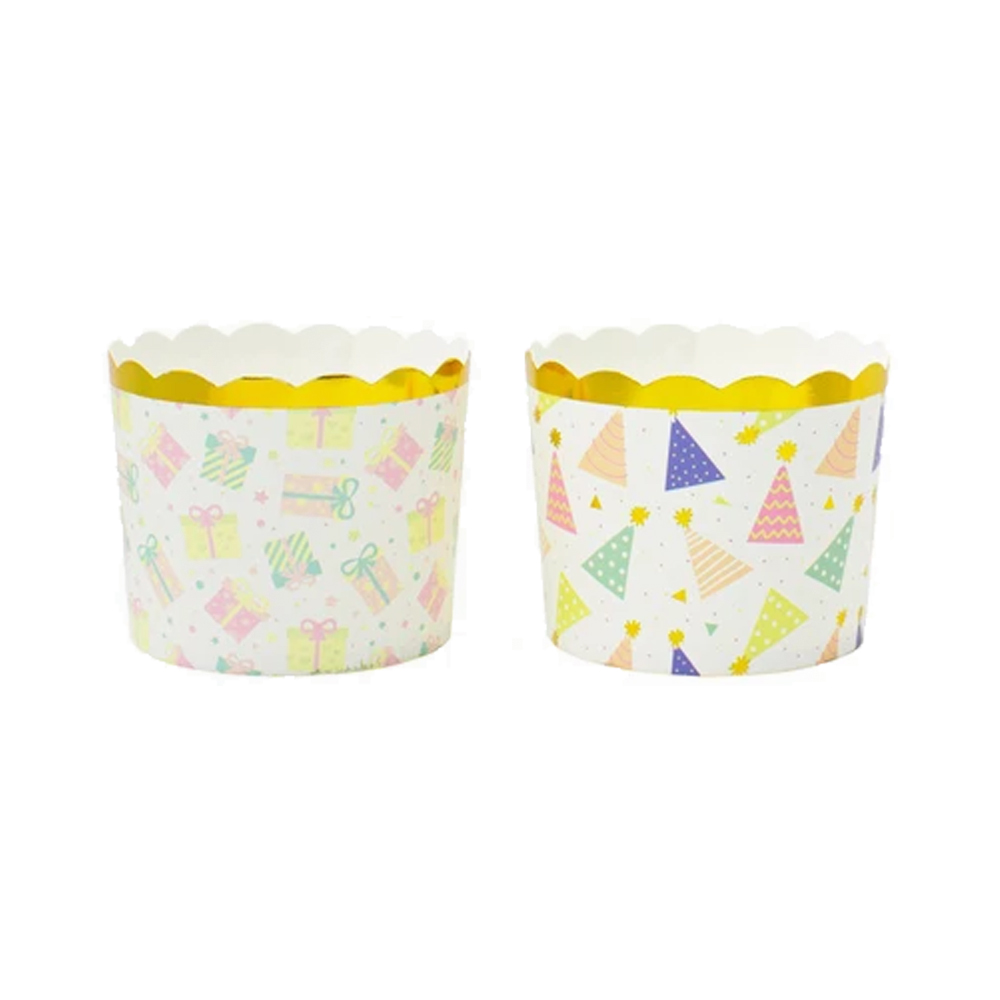 Simply Baked Large Presents Paper Baking Cups, Pack of 50 image 1