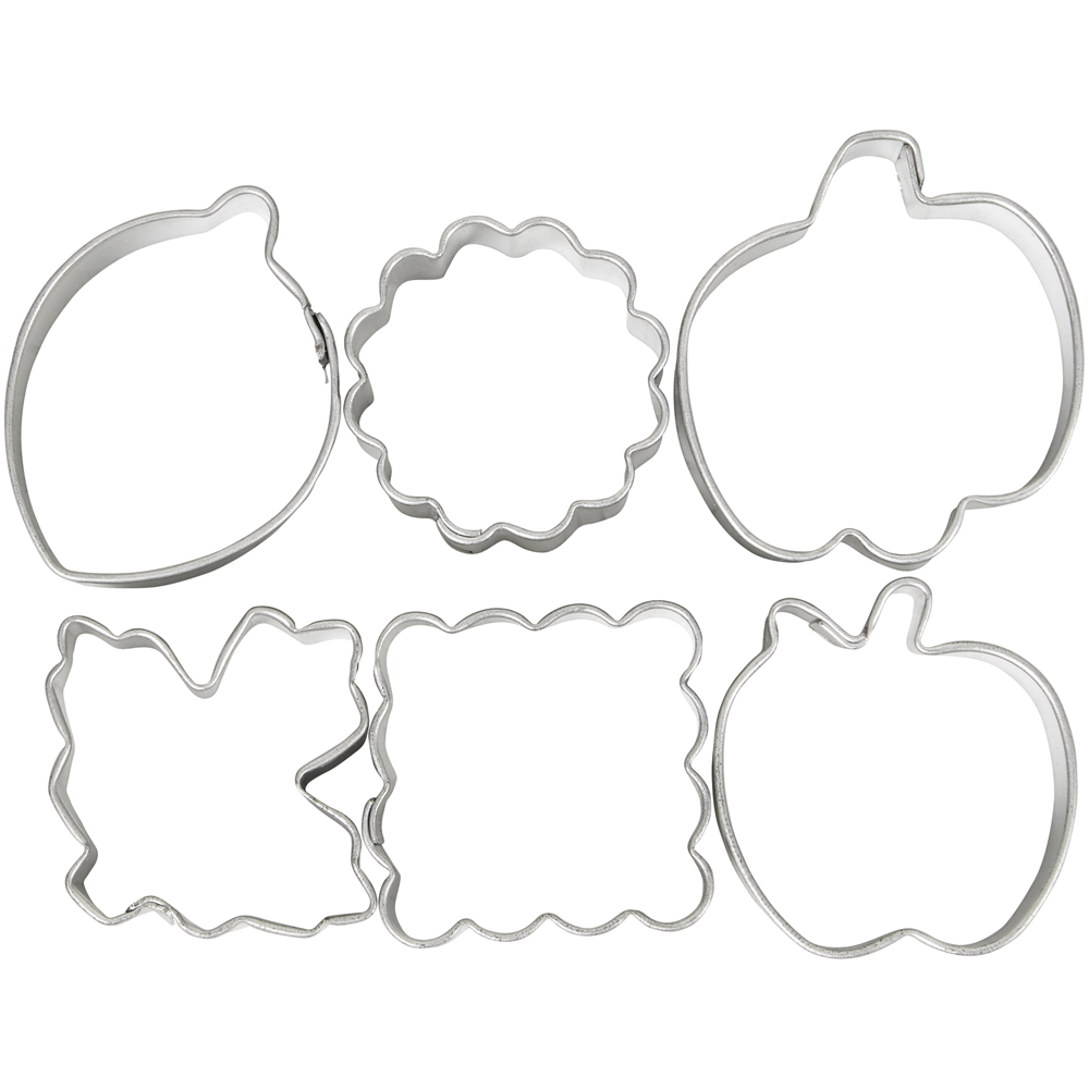 Wilton Pie Crust Cutters, Set of 6 image 1