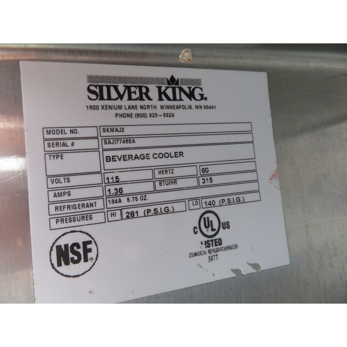 Silver King SKMAJ2 Milk Dispenser 2 Head, Used Very Good Condition image 3