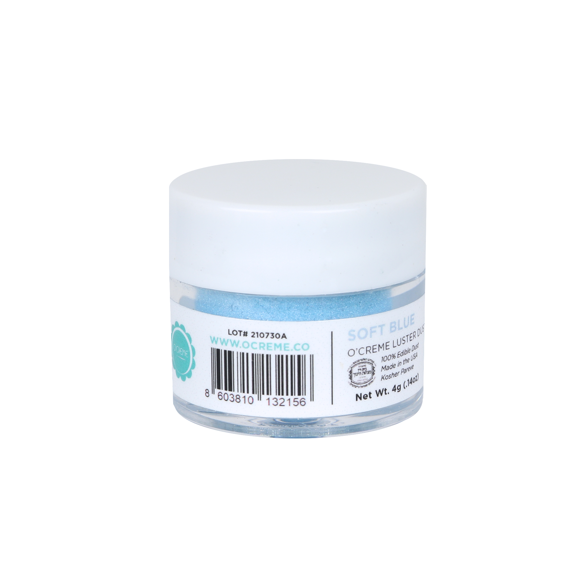 O'Creme Soft Blue Luster Dust, 4 gr. image 1