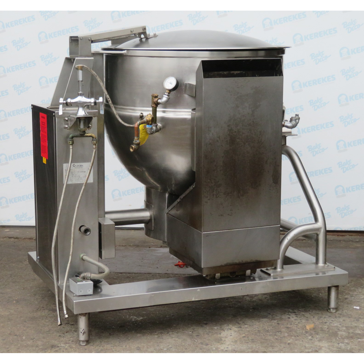 Groen DHT-80 80 Gallon Tilt Kettle, Used Great Condition image 5