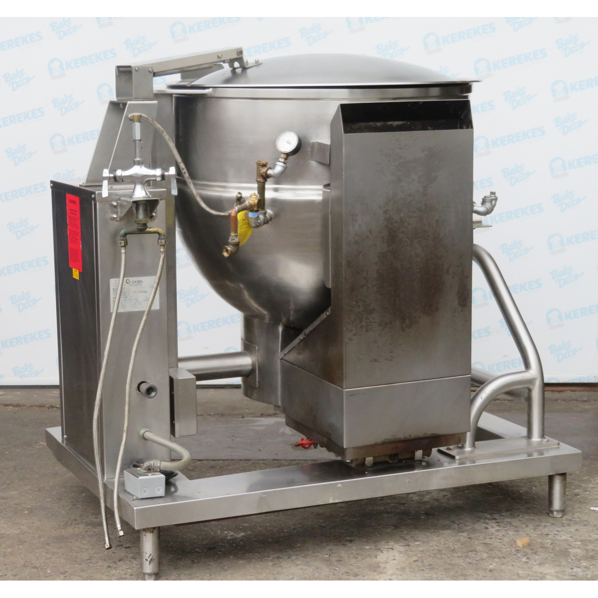 Groen DHT-80 80 Gallon Tilt Kettle, Used Great Condition image 6
