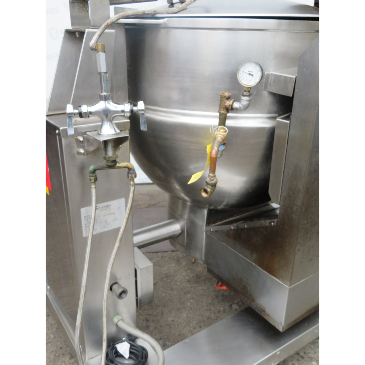 Groen DHT-80 80 Gallon Tilt Kettle, Used Great Condition image 7