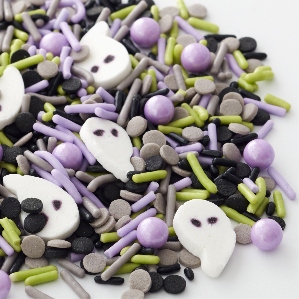 Wilton Halloween Ghost Sprinkle Mix, 3.52 oz. Sprinkle Mixes, Candy