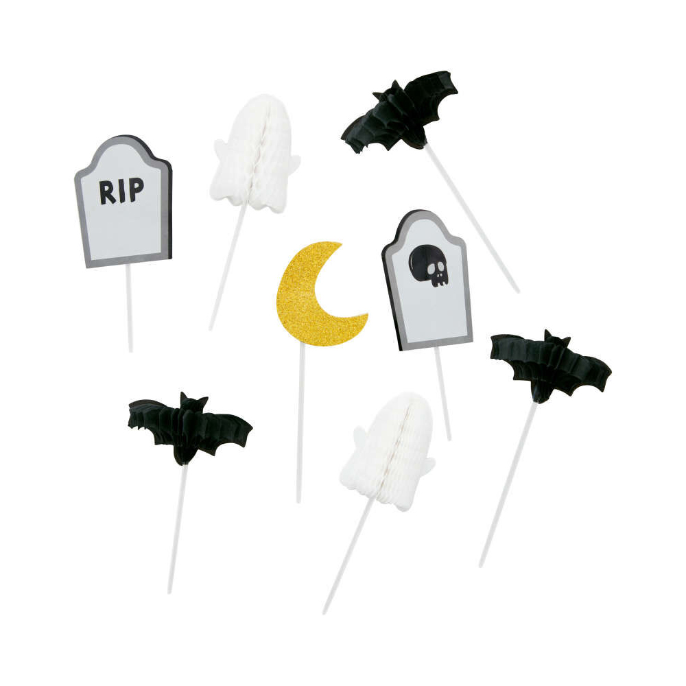 Wilton Halloween Cupcake Toppers, Pack of 8 image 1