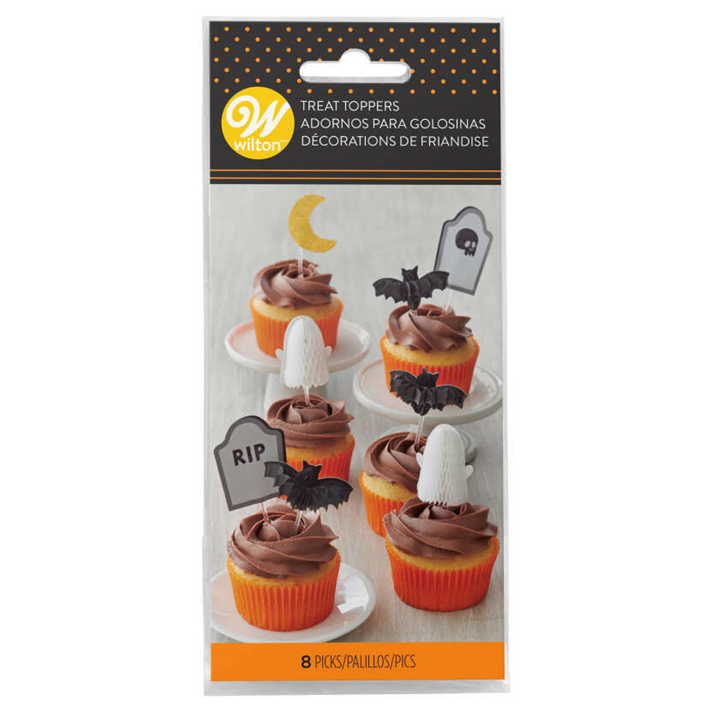Wilton Halloween Cupcake Toppers, Pack of 8 image 3