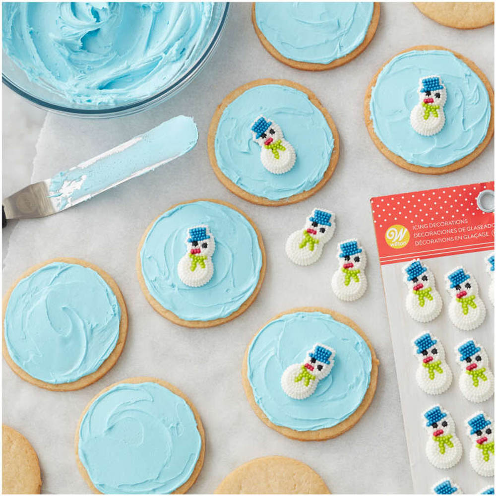 Wilton Snowman Icing Decorations, Pack of 20 image 3