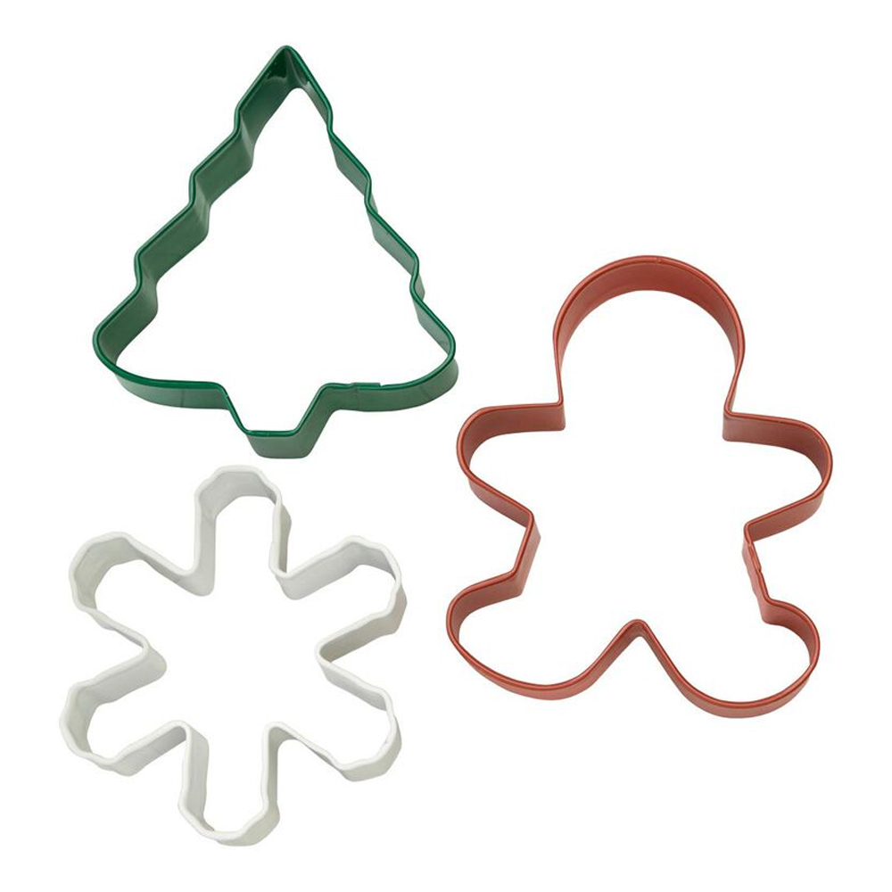 Wilton Holiday Cookie Cutters, Set of 3 image 1