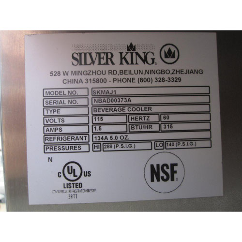Silver king Milk Dispenser Model # SKMAJ1 Used Very Good Condition  image 7