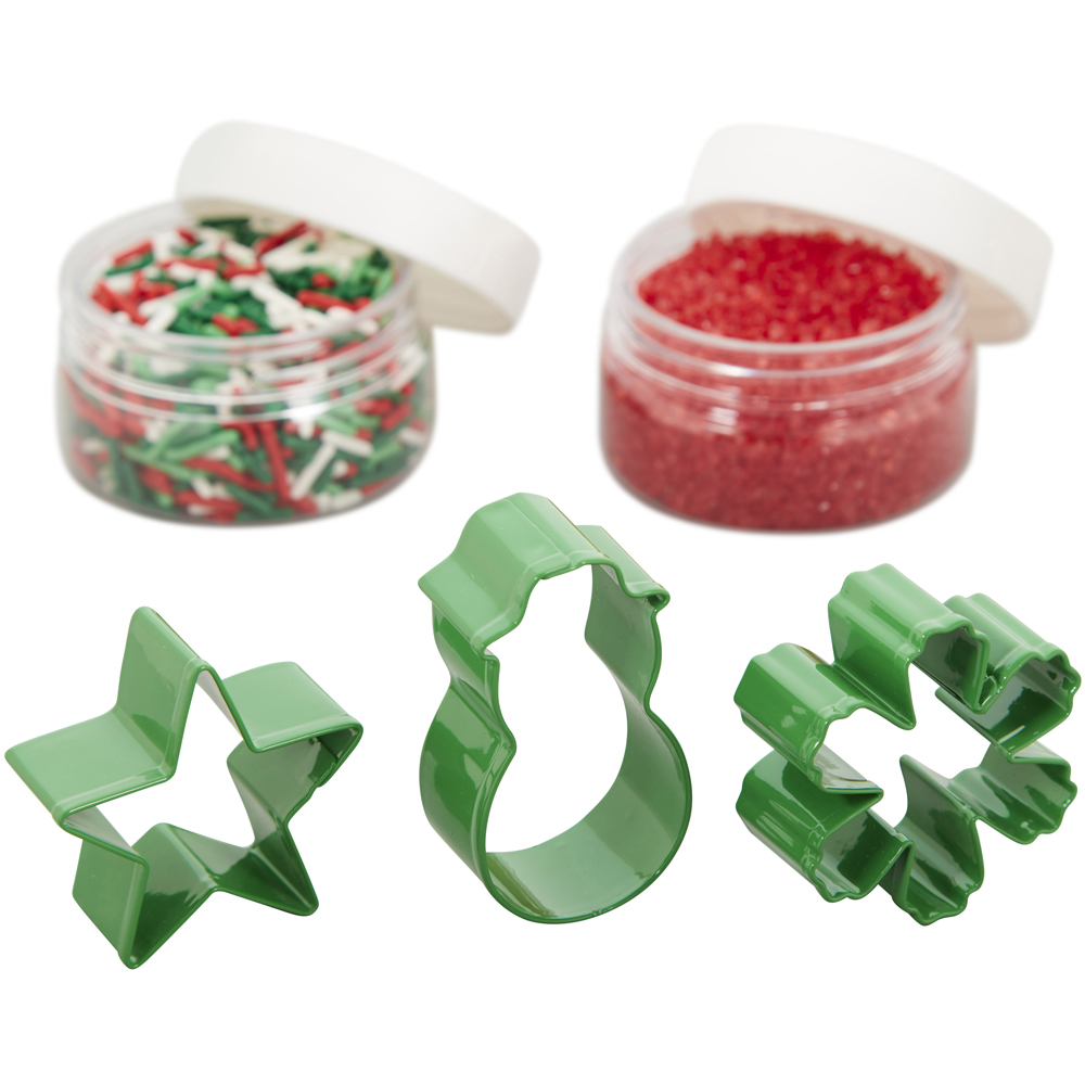 Wilton Christmas Sprinkles and Cutter Set image 2