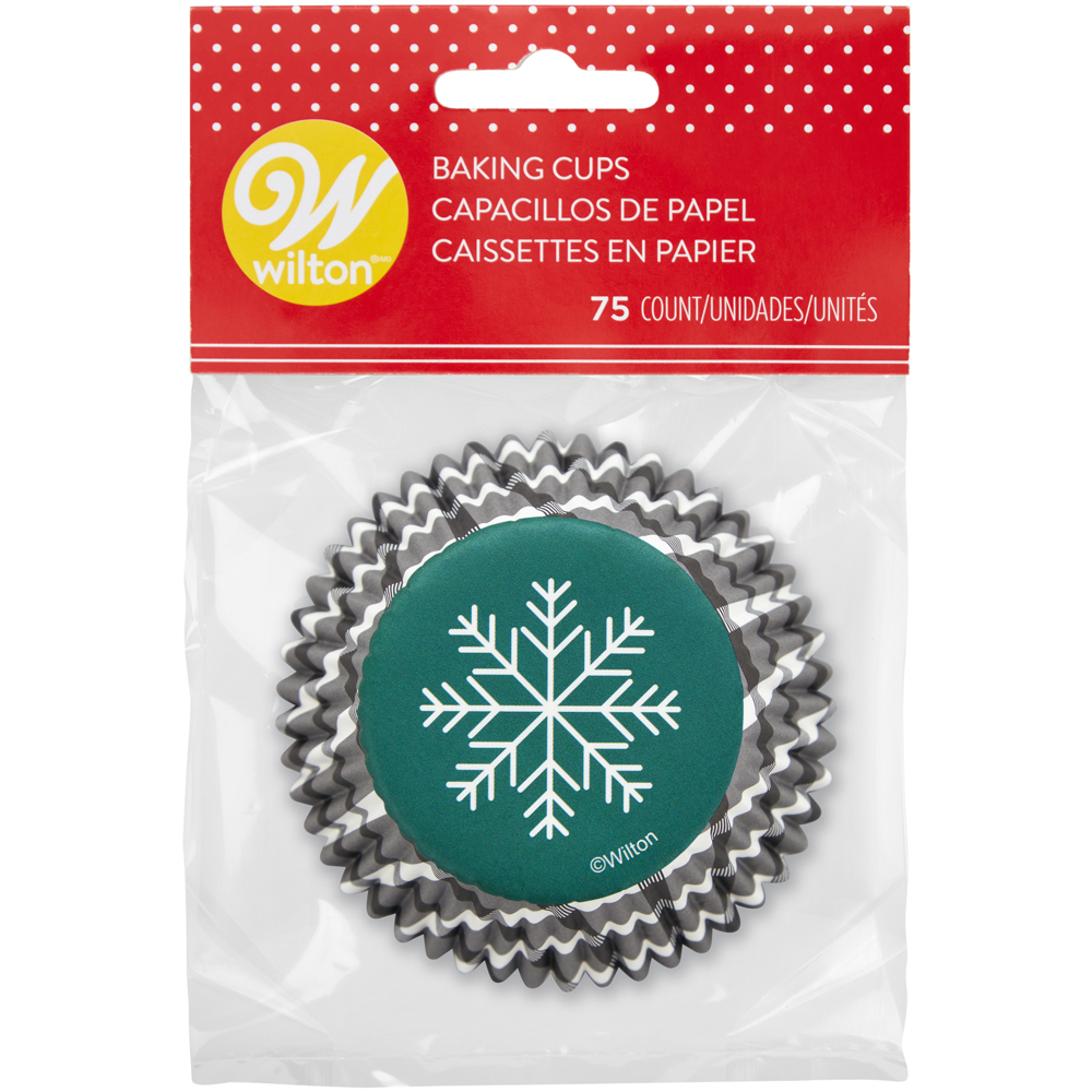 Wilton Snowflake Cupcake Liners, Pack of 75 image 3