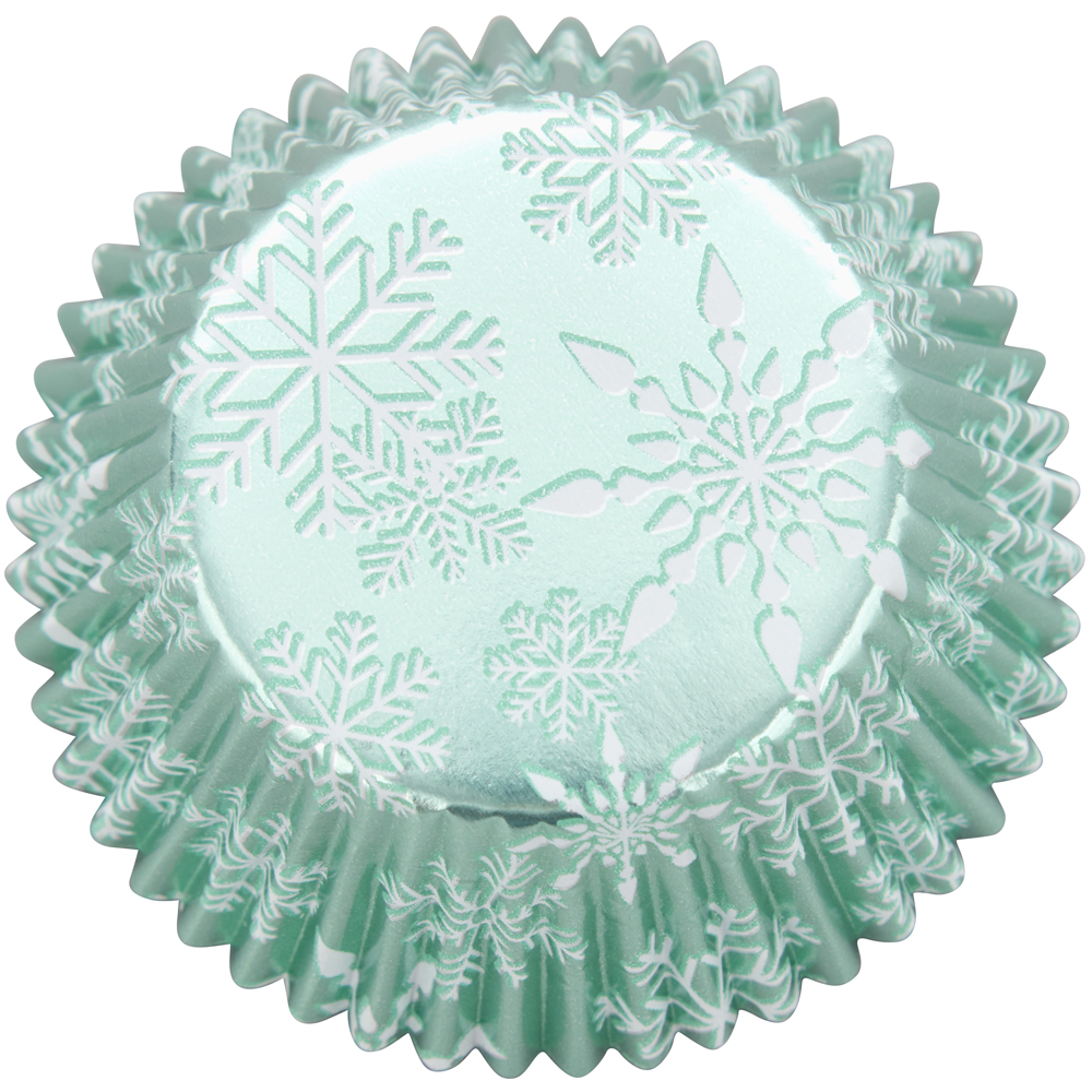Wilton Foil Snowflake Cupcake Liner, Pack of 24 image 2
