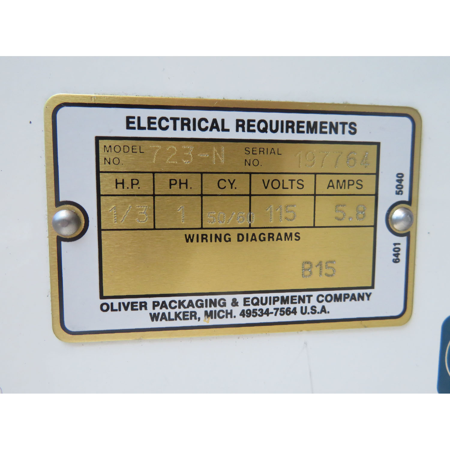 Oliver 723-N Bagel Slicer With Return Chute, Used Great Condition image 4