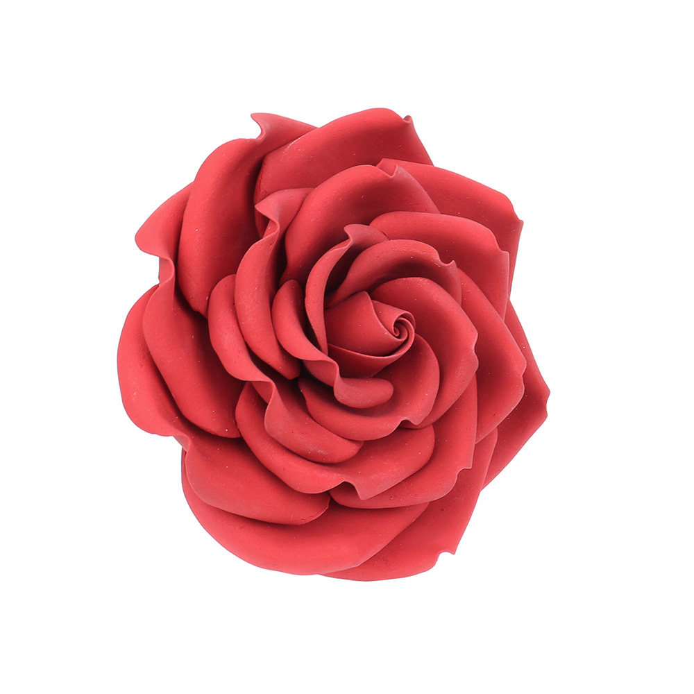 O'Creme Red Rebecca Rose Gumpaste Flowers - Set of 3 image 1
