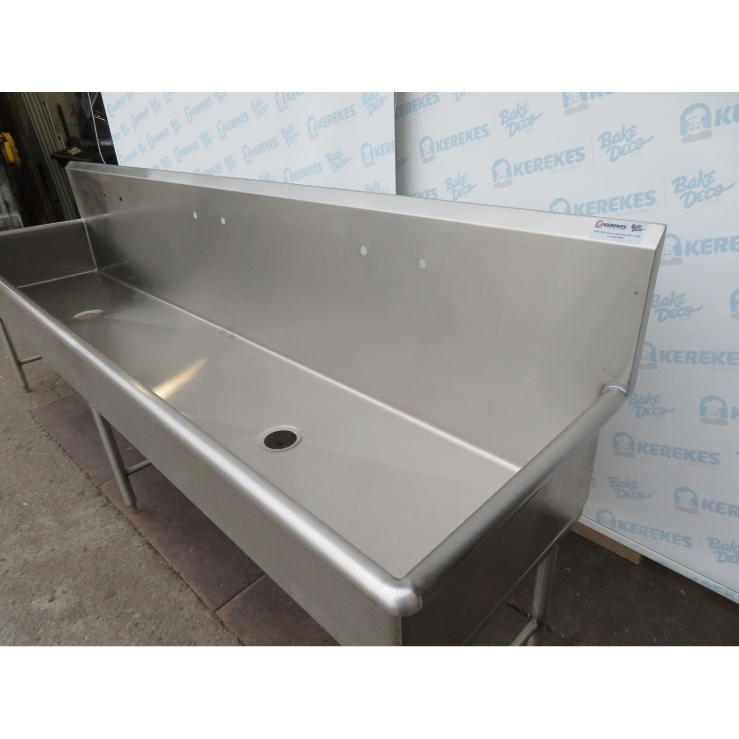 Super Large Custom Hand SInk, Used Great Condition image 4