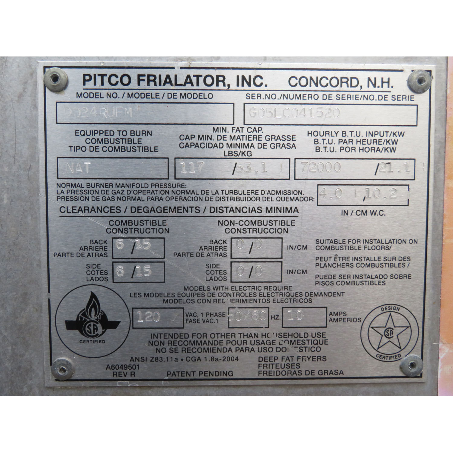 Pitco DD24RUFM Gas Donut Fryer with Oil Filter, Used Great Condition image 5