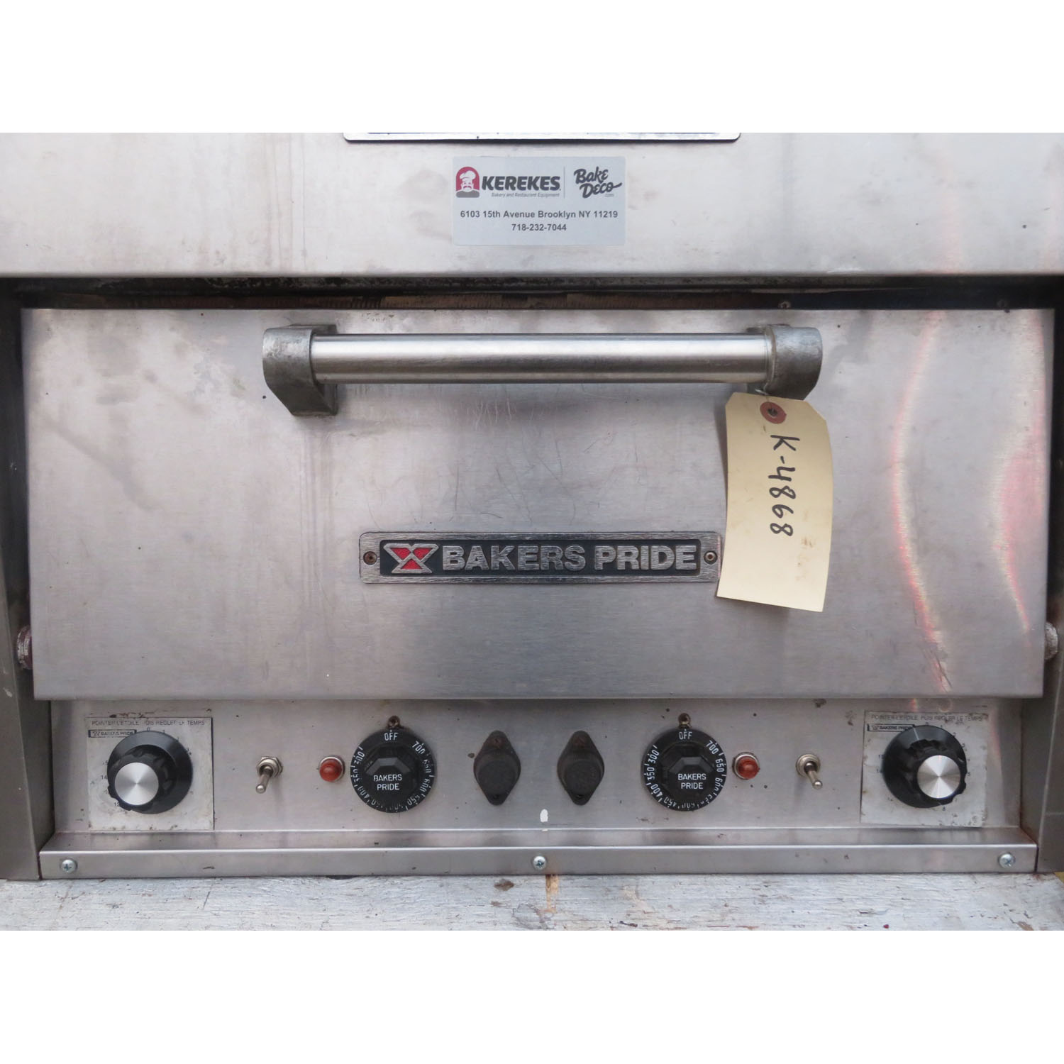 Bakers Pride DP-2 Tabletop Electric Pizza Oven, Used Very Good Condition image 1