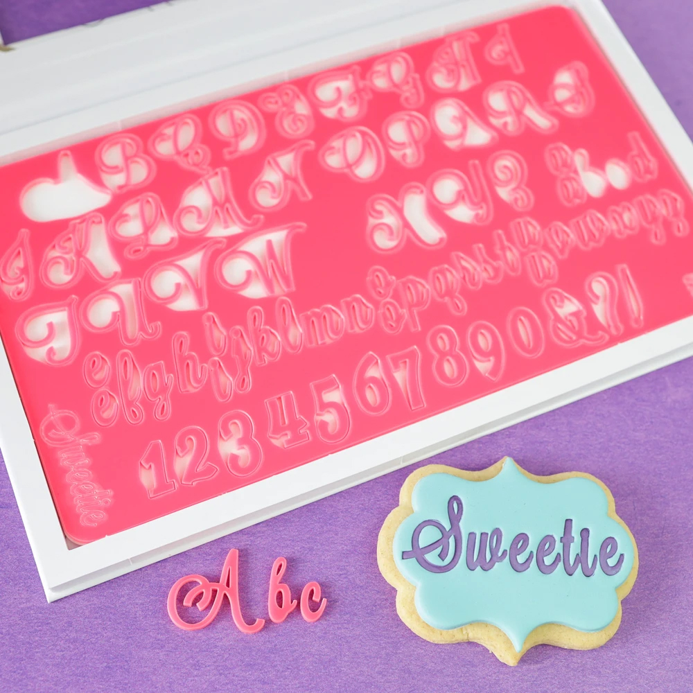 Sweet Stamp Set of Sweetie Upper & Lower Case Letters and Numbers image 2