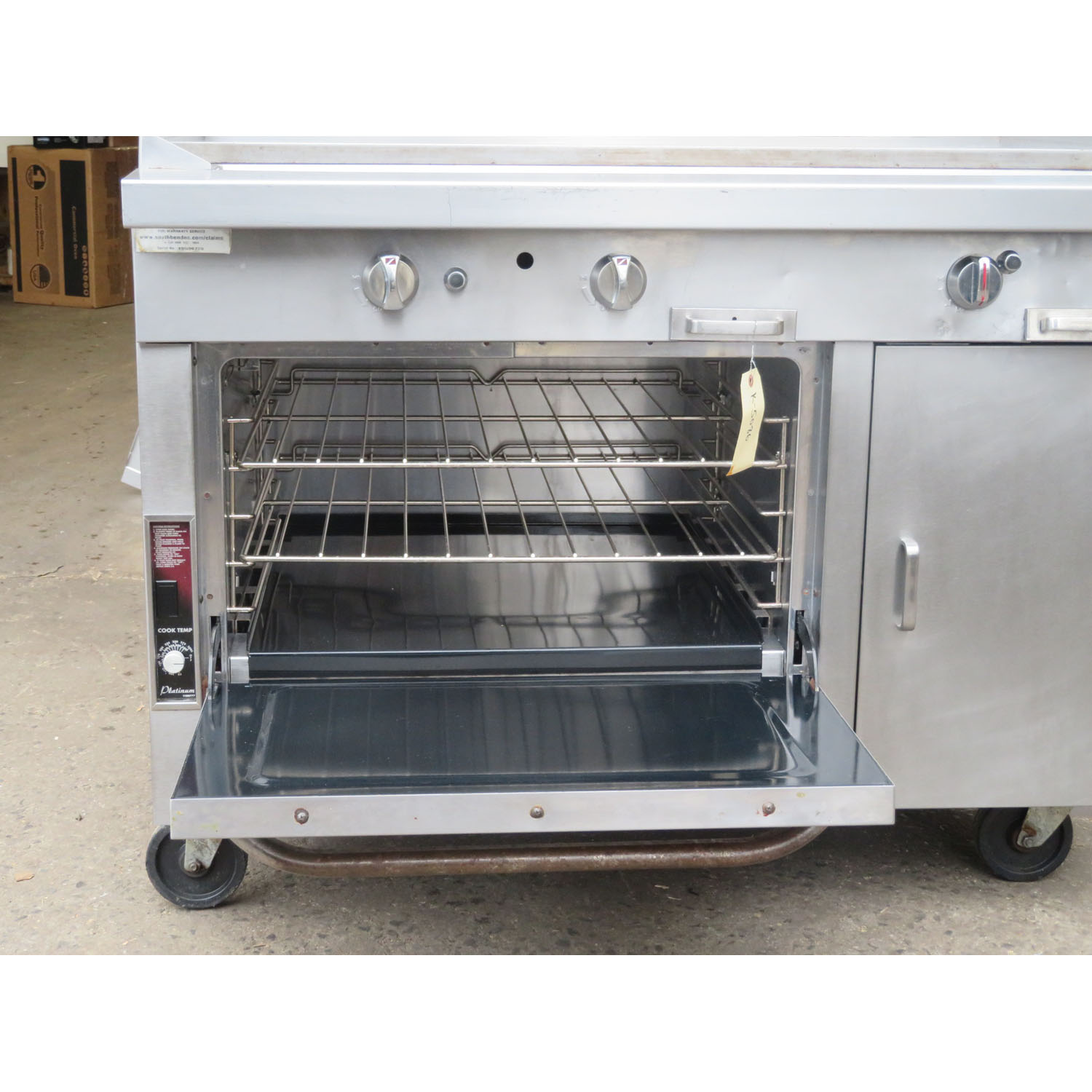 Southbend P48D-GG 48" Griddle W/Bottom Oven, Used Excellent Condition image 2