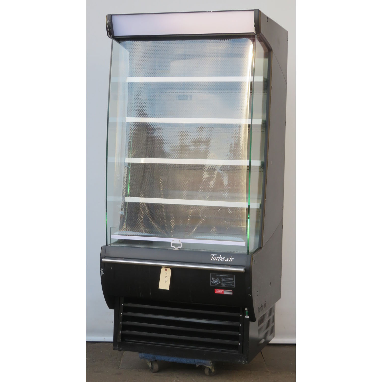 Turbo Air TOM-36DXB 36" Open Case Refrigerator, Used Excellent Condition image 2