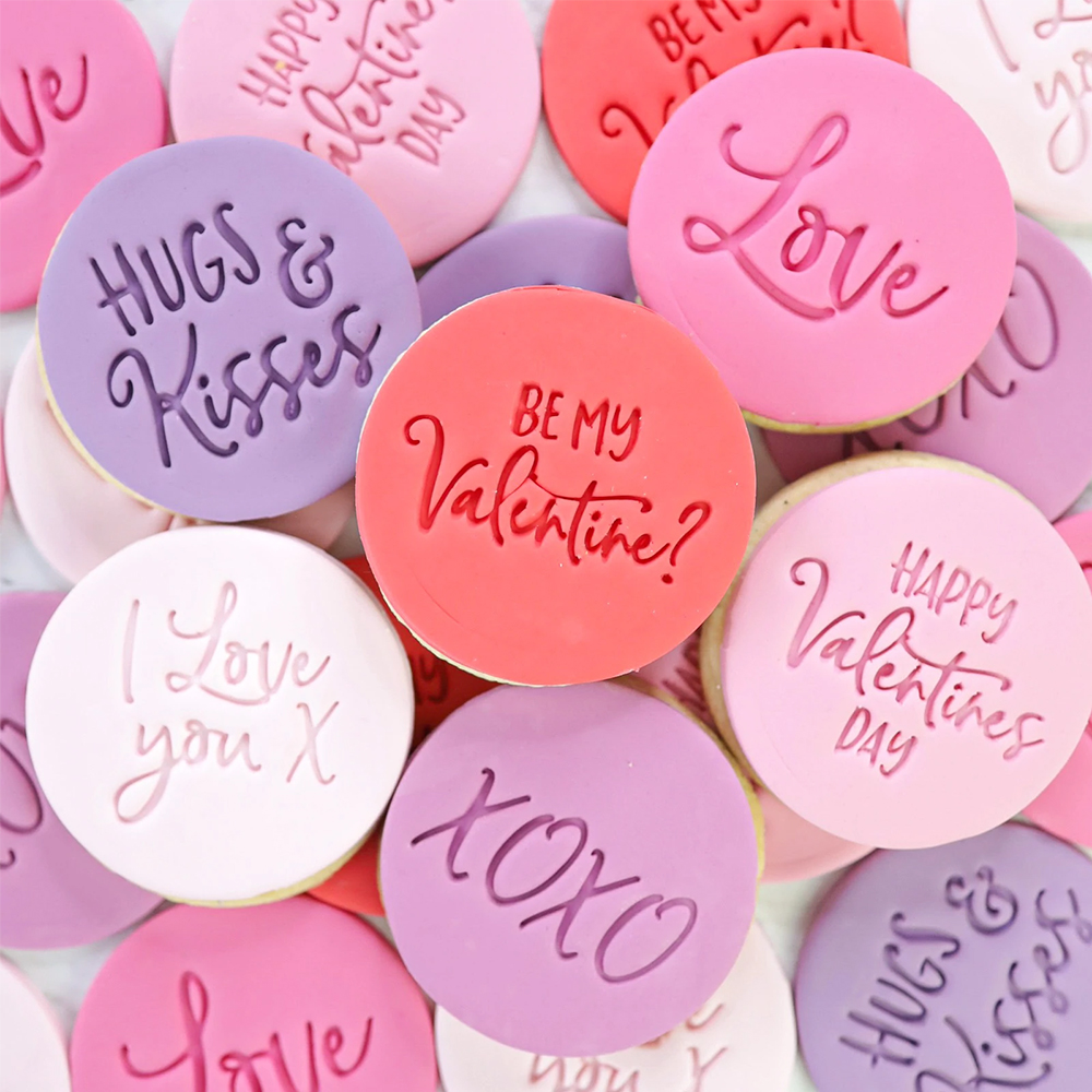 Sweet Stamp 'Be My Valentine' Cookie & Cupcake Embosser image 2