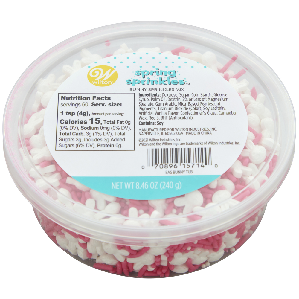 Wilton Easter Bunny Sprinkle Mix, 8.46 oz. image 1