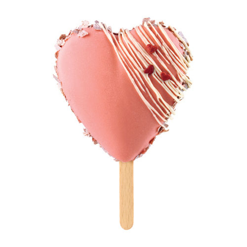 Heart Dessert on a Stick