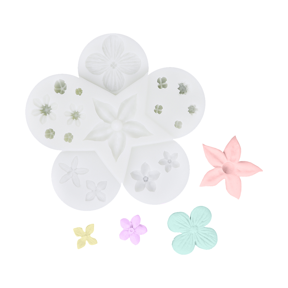 O'Creme Silicone Filler Flowers Fondant Mold image 1