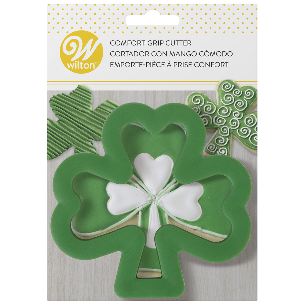 Wilton Shamrock Comfort Grip Cookie Cutter image 2