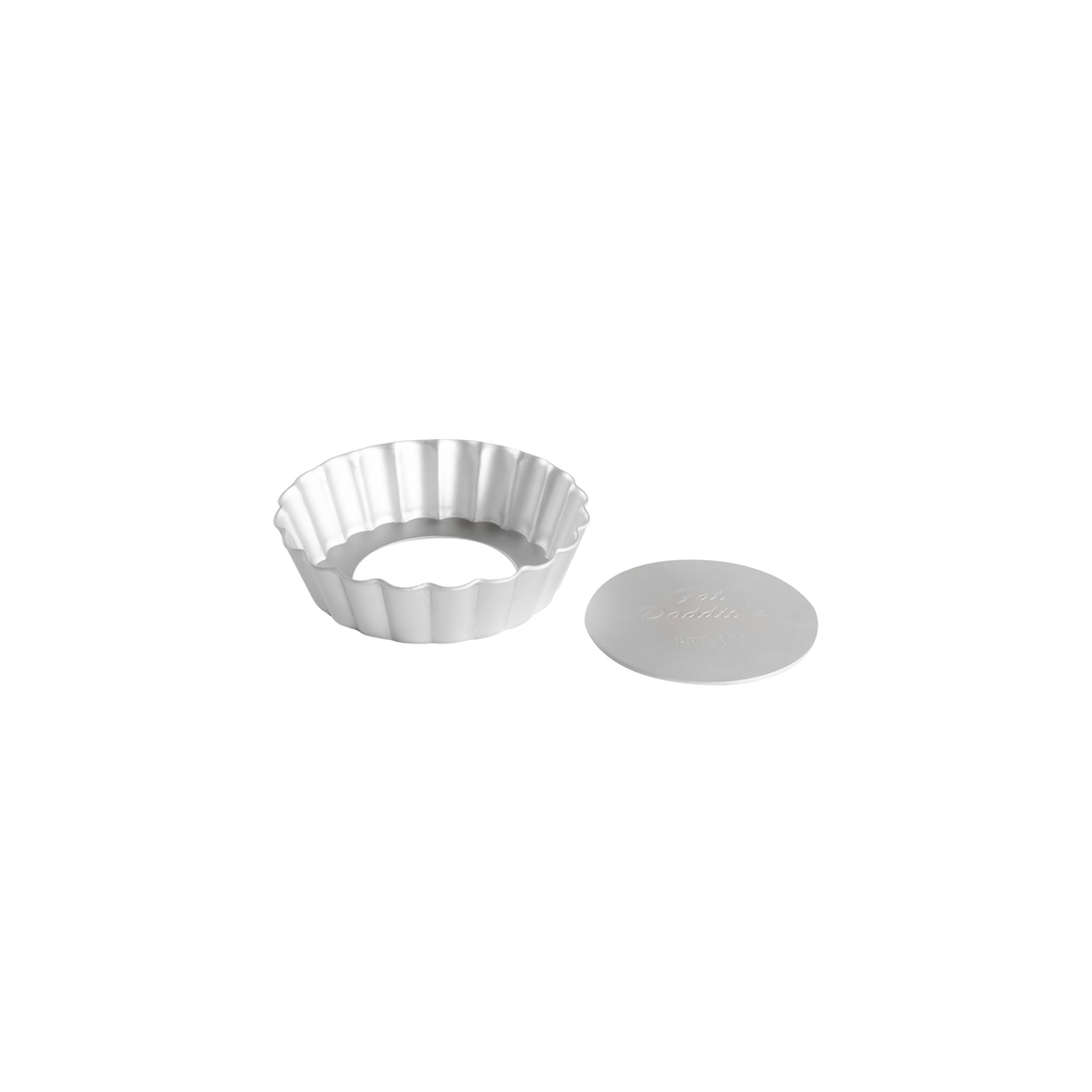 Fat Daddios Fluted Tart Pan with Removable Bottom, 3-3/4" Diameter x 1" High image 1