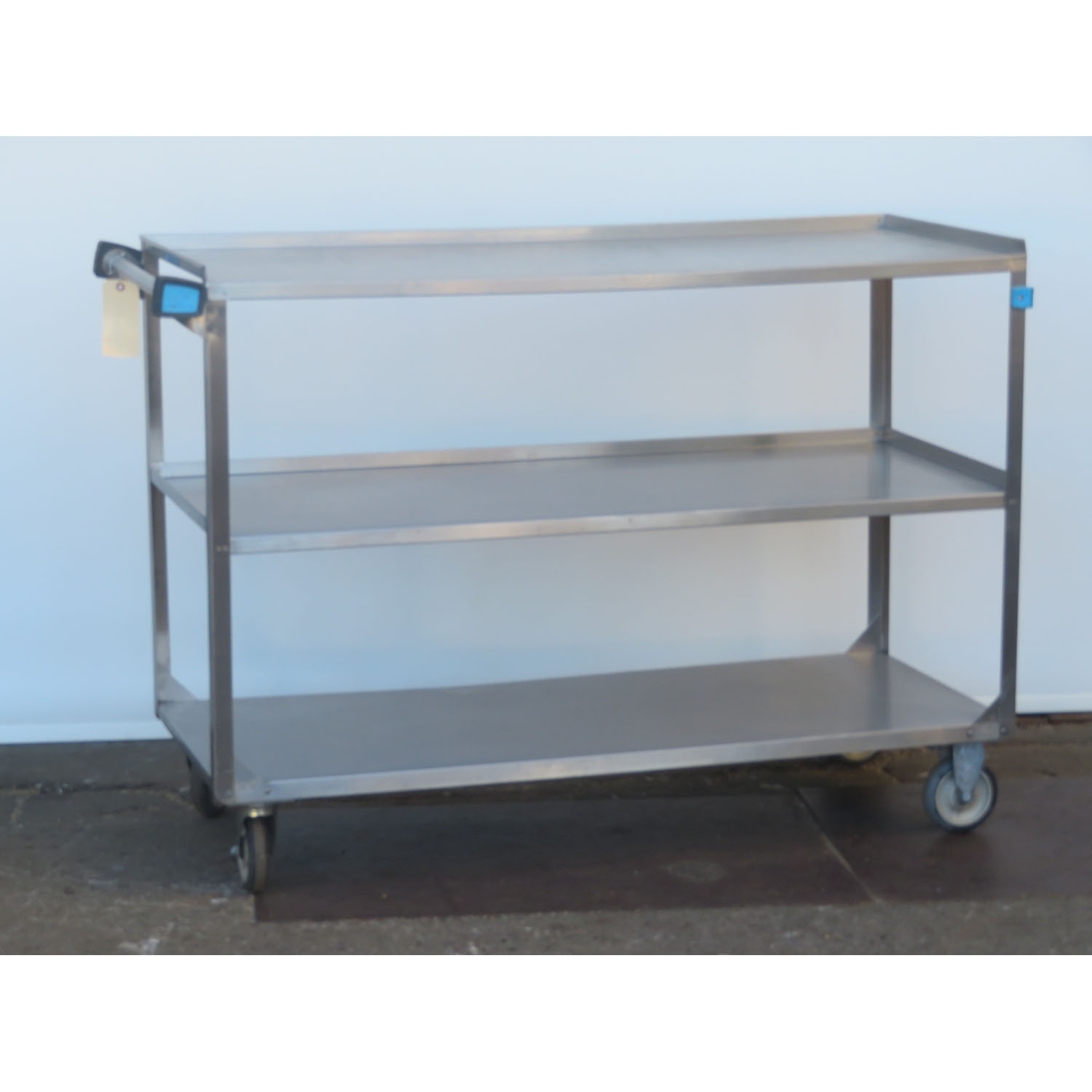 Lakeside 459 Stainless Steel Medium Duty 3 Shelf Utility Cart, Used Great Condition image 2