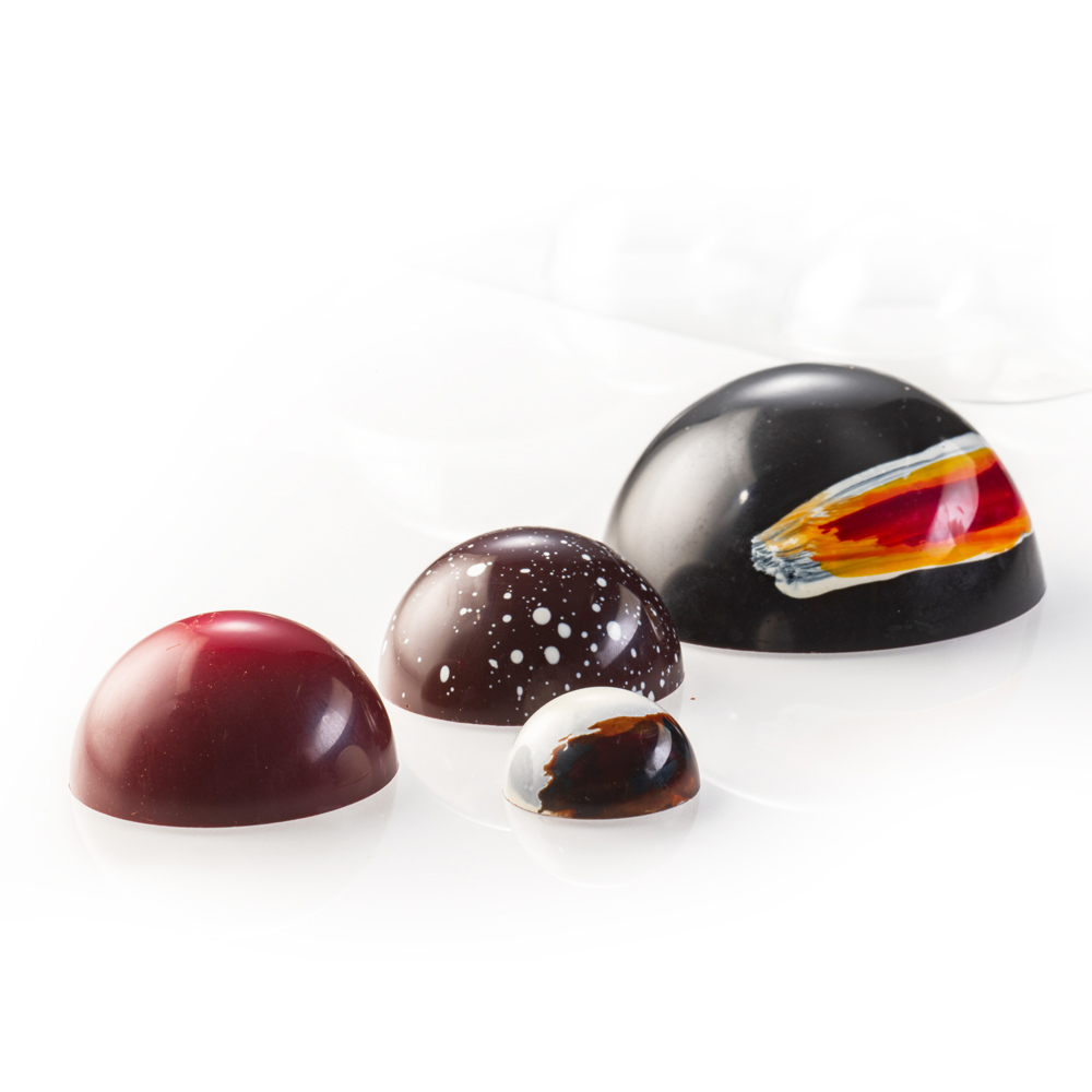 Martellato Thermoformed Hemispheres Chocolate Molds, Set of 4  image 3