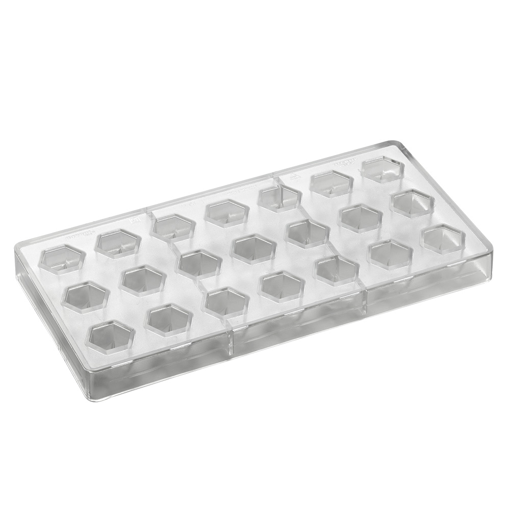 Pavoni Polycarbonate Chocolate Mold: Tangle 26x23mm x 21mm High, 21 Cavities image 1