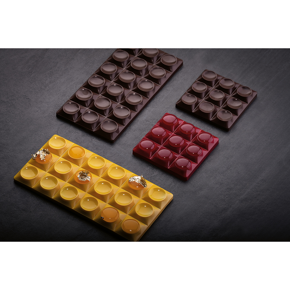 Pavoni Polycarbonate Chocolate Mold, Bricks Bar, 3 Cavities image 5