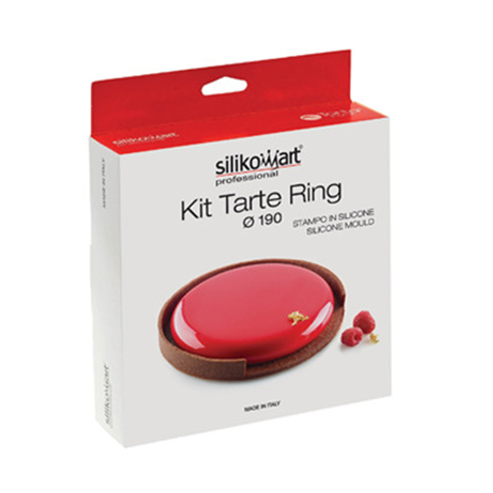 Silikomart KIT TARTE RING 190, Mold and Perforated Ring image 3