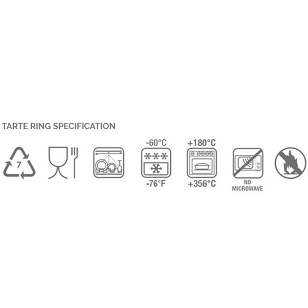 Silikomart KIT TARTE RING PALET 70mm, Ring and Mold image 3