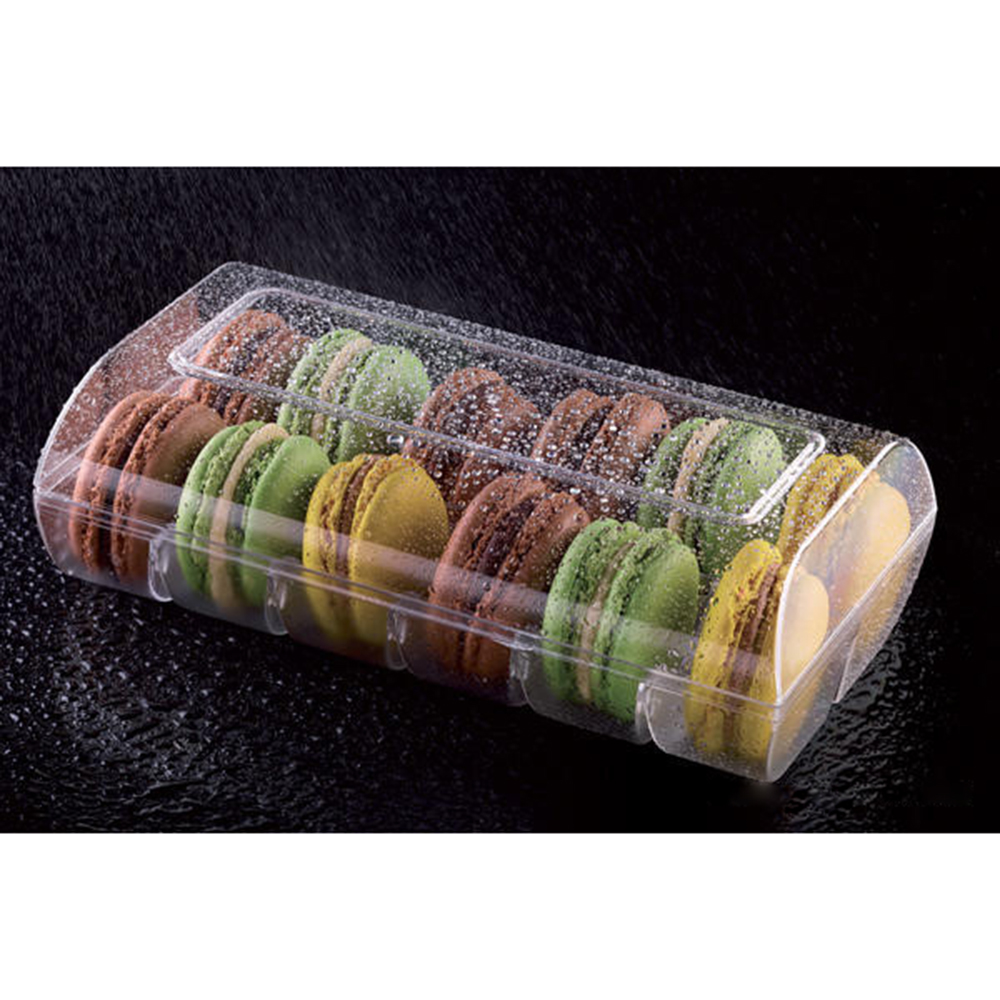 Silikomart Clear Macaroon Tray with Cover, Case of 48  image 2