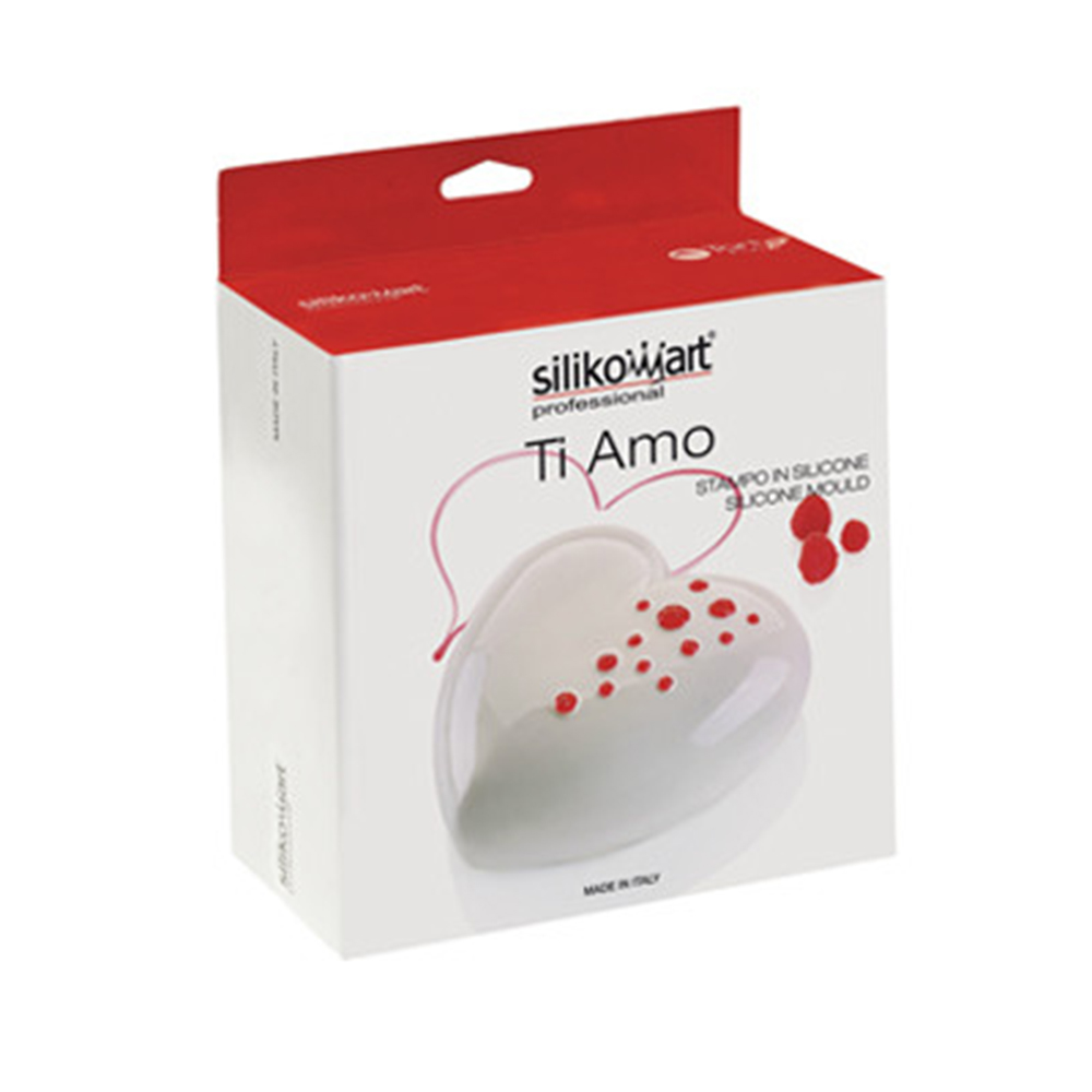 Silikomart TI AMO Heart Silicone Freezing and Baking Mold, 33.81 Oz. image 11
