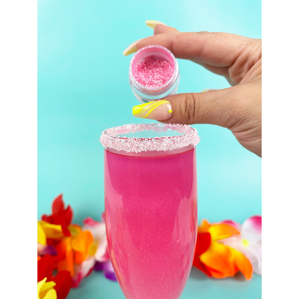 O'Creme Cocktail Glitter, 4 gr. - Pink image 4