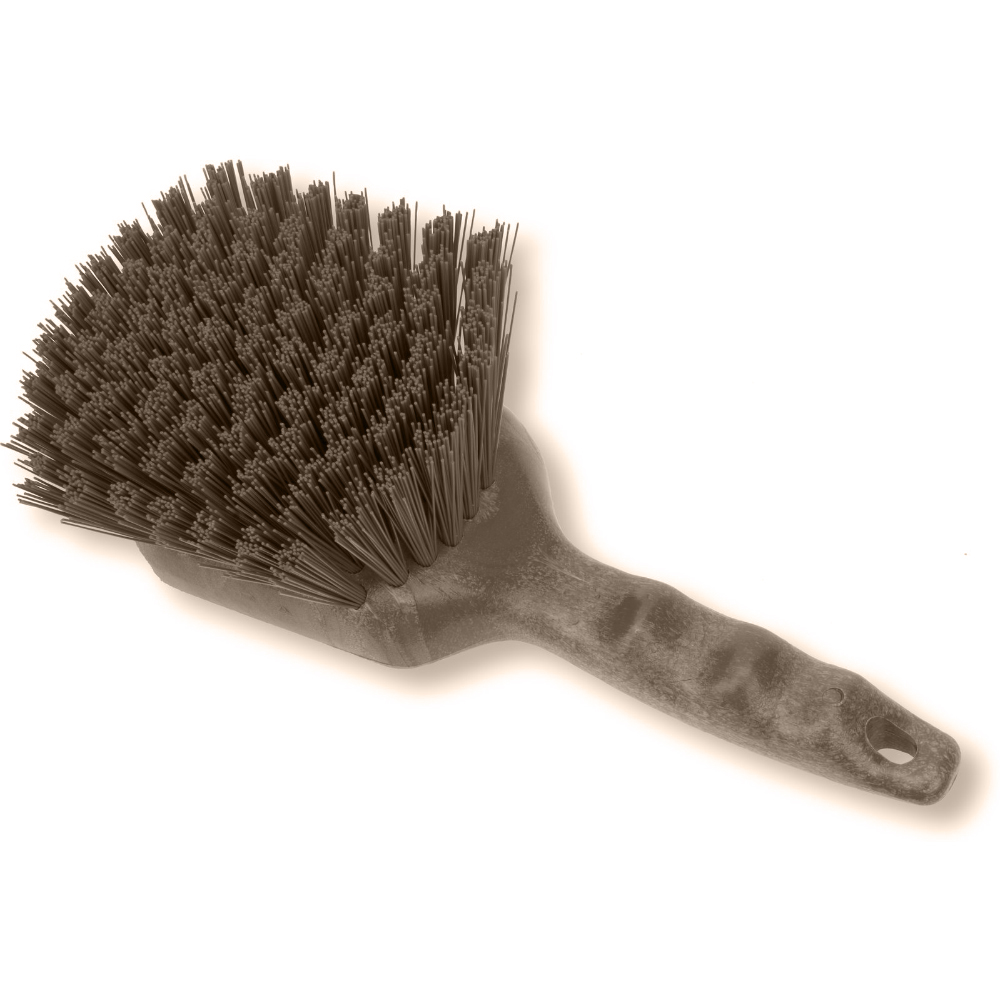 Carlisle Sparta Floater Scrub Brush, 8" - Brown image 1