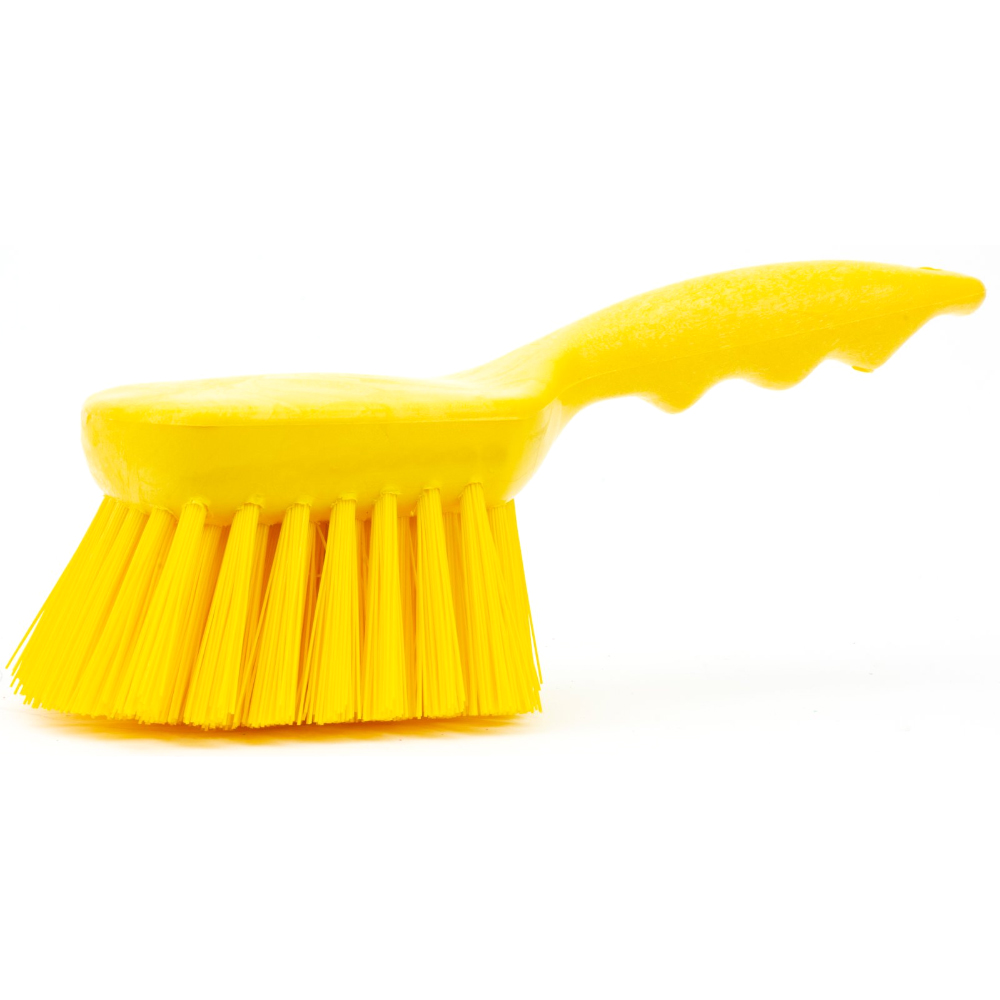 Carlisle Sparta Floater Scrub Brush, 8" - Yellow image 1